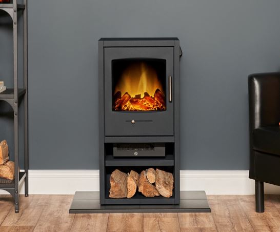 Bergen XL Stove in Charcoal Grey