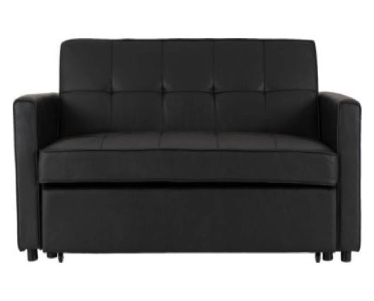 Astoria Sofa Bed - Black Faux Leather