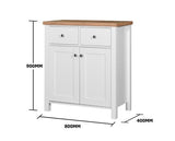 Astbury Compact Sideboard 2 Doors & 2 Drawers
