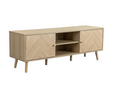 Herringford Large TV Unit - Oak