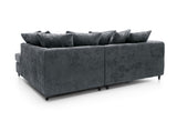 Harriet Right Corner Sofa - Dark Grey