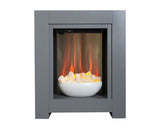 Adam Monet Fireplace Suite in Grey with Electric Fire, 23 Inch