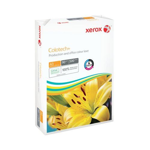 Xerox Colotech+ A3 Paper 90gsm Ream White (Pack of 500) 003R99001