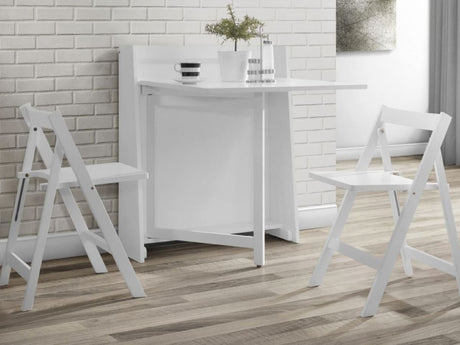 HELSINKI COMPACT FOLDING WHITE DINING SET