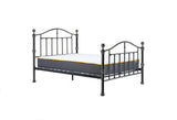 Victoria King Bed - Steel