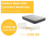 Oxford Bed with SleepSoul Comfort Mattress - Small Double