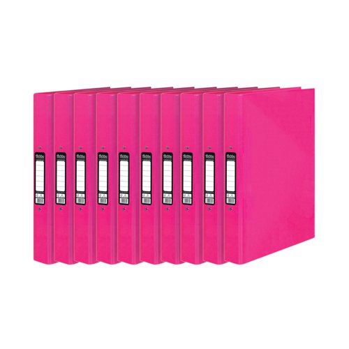 Pukka Brights Ringbinder A4 Pink (10 Pack) BR-7772