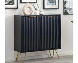Murano Compact 2 Door Sideboard Black