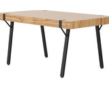 TREVISO DINING TABLE - LIGHT OAK EFFECT