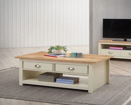 Lisbon 2 Drawer Coffee Table