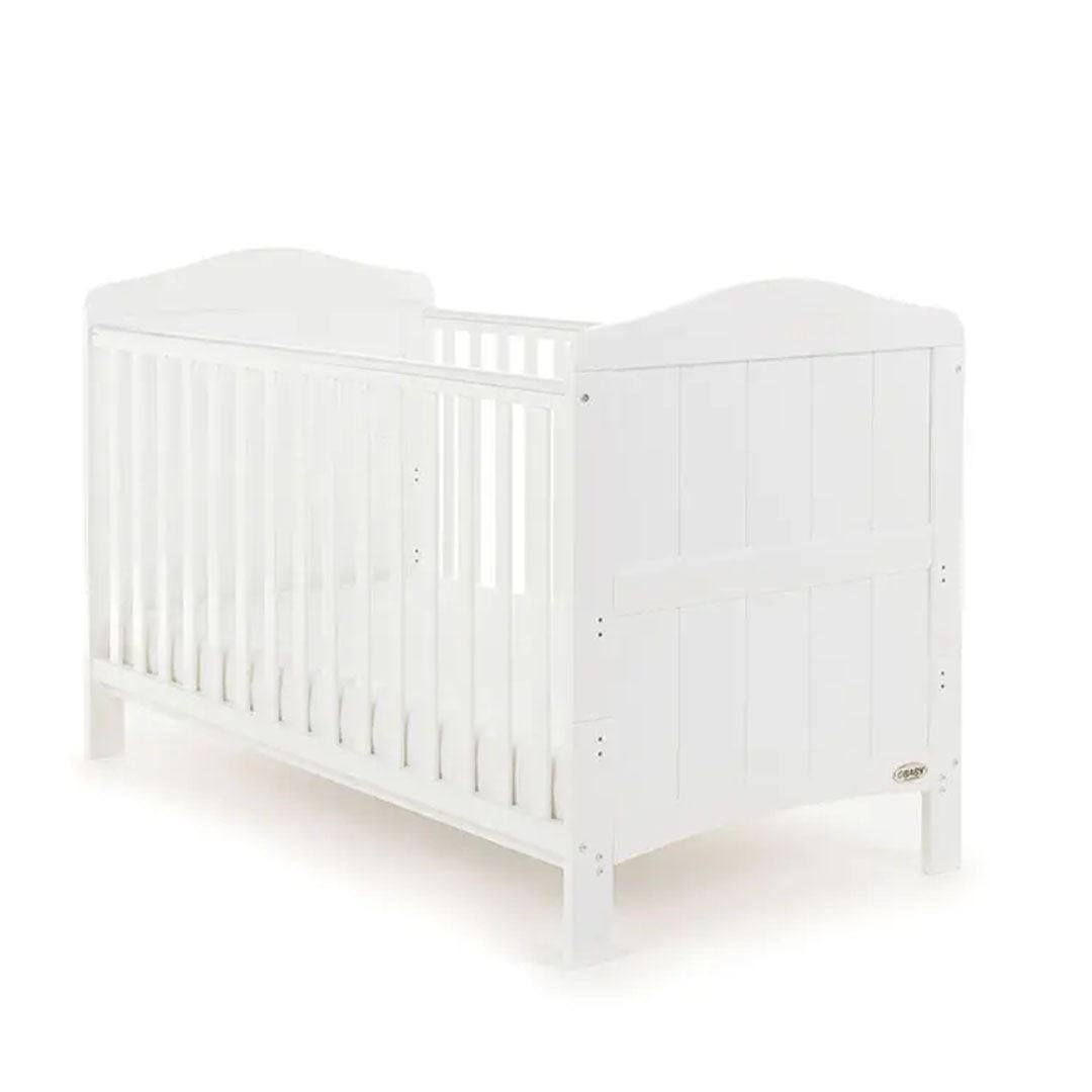 Whitby Cot Bed & Cot Top Changer-White