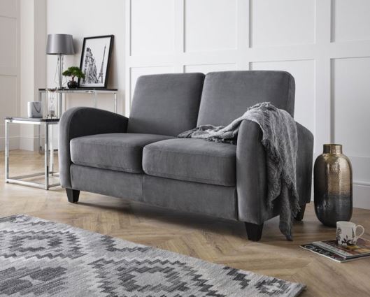 VIVO 2 SEATER SOFA IN DUSK GREY CHENILLE