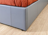 end lift ottoman 90cm grey pu