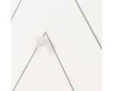 DIXIE 2 DRAWER BEDSIDE - DUSTY GREY/WHITE