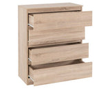 Malvern 4 Drawer Chest - Sonoma Oak Effect