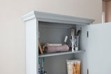 Colonial mirrored cabinet grey