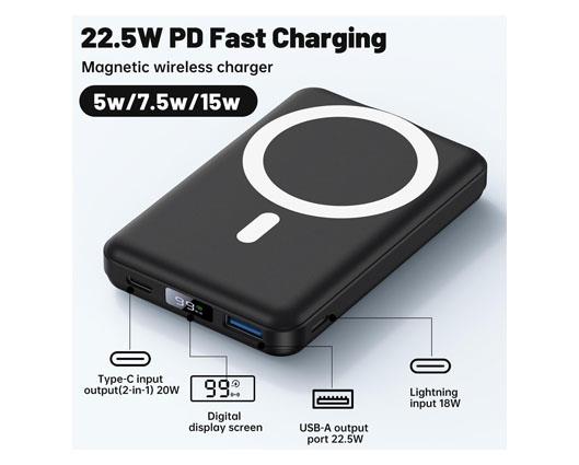 YAGOPAL Magsafe Power Bank - Black