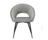 Lulu Dining Chair Grey (Pack of 2)