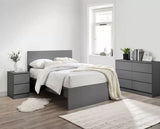 Oslo King Bed - Grey