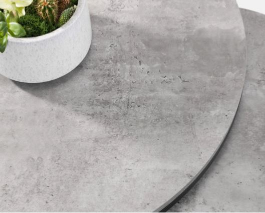 STATEN CONCRETE ROUND NESTING COFFEE TABLE