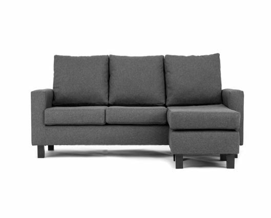 Capri Right Facing Corner Sofa - Dark Grey