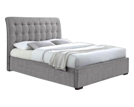 Hamilton King Bed Frame-Light Grey