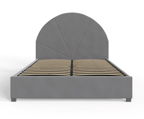 Eldon 150cm Side Lift Ottoman Dome Bed Grey