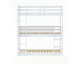 90CM TRESSA TRIPLE BUNK BED WHITE