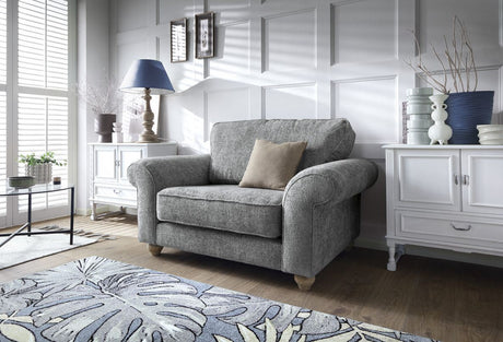 Ingrid Love Seat - Steel Grey