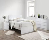 Oslo King Bed - White