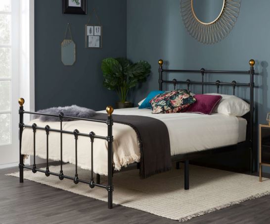 Atlas Double Bed - Black