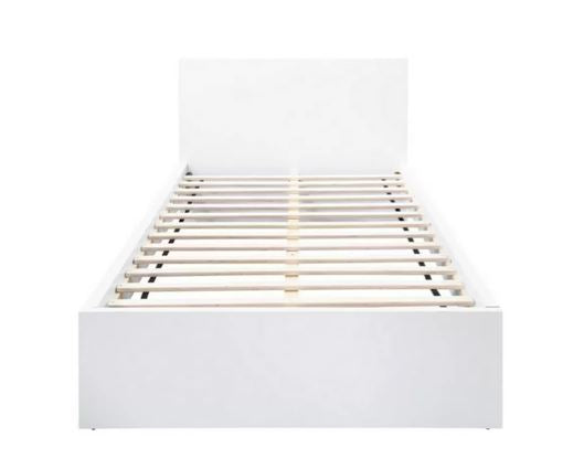 Oslo Double Bed - White