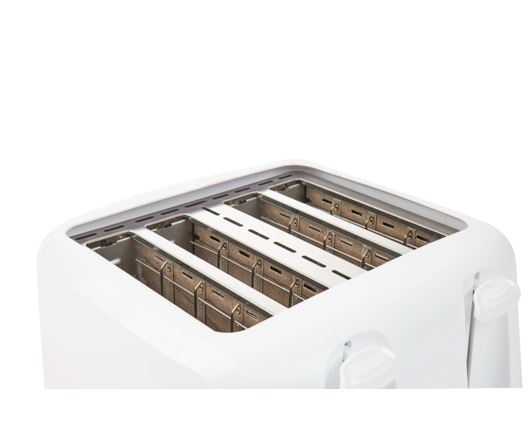 PIFCO White 4 Slice Toaster