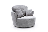Harriet Swivel Chair - Light Grey