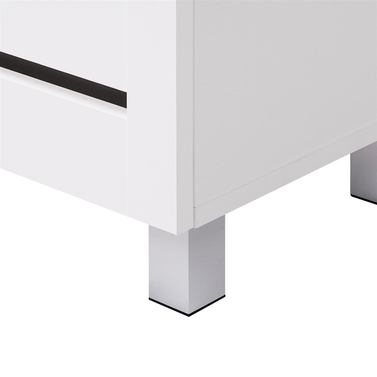 Euston 2 Door Shoe Cabinet - White