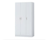 Essentials 3 Door Double Wardrobe White