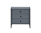 Zahra Nightstand with 3 Drawers