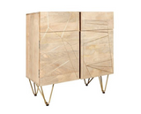 Light Gold 2 Door Medium Sideboard