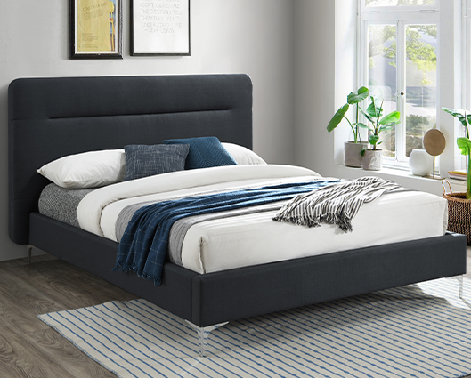 Finn Double Bed Charcoal