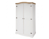 Corona 2 Door Wardrobe White