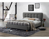 Stockholm King Bed - Grey