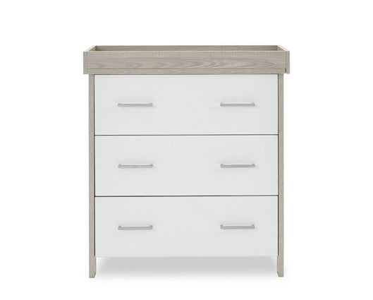 Nika Changing Unit - Grey Wash & White