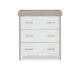 Nika Changing Unit - Grey Wash & White