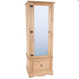 Corona Armoire with Mirrored Door