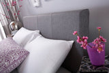 Ascot 150cm ottoman grey fabric