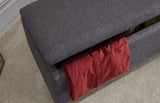 Secreto ottoman charcoal grey