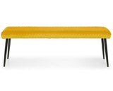 LUXE LOW BENCH - MUSTARD