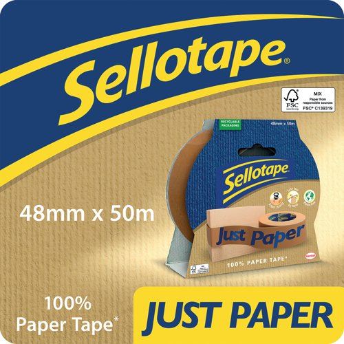 Sellotape Packaging Paper Tape 48mmx50m 2997919