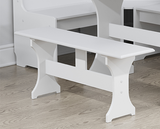 Hemington Corner Dining Set- White