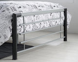 Faro Small Double Bed - Black